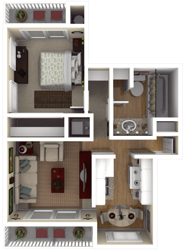 Residence 1 Luxury 059 059 floor plan